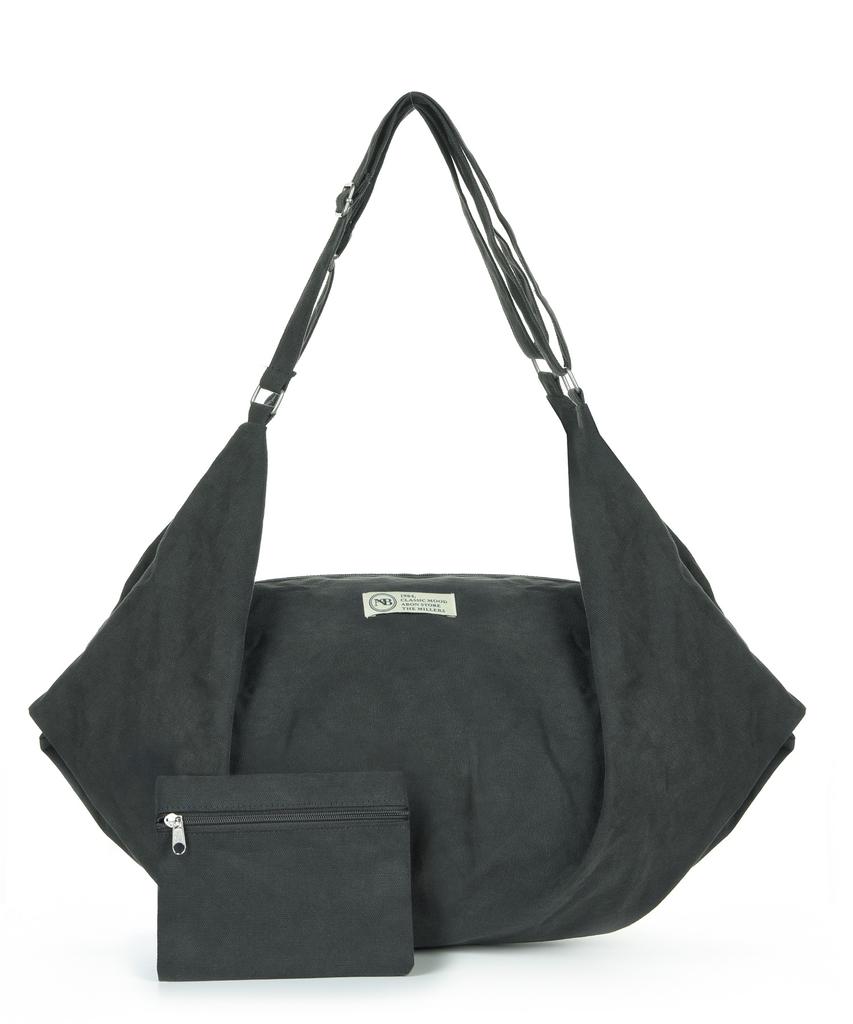 The-Abon Multi Cotton Two-Way Tote Bag Blue