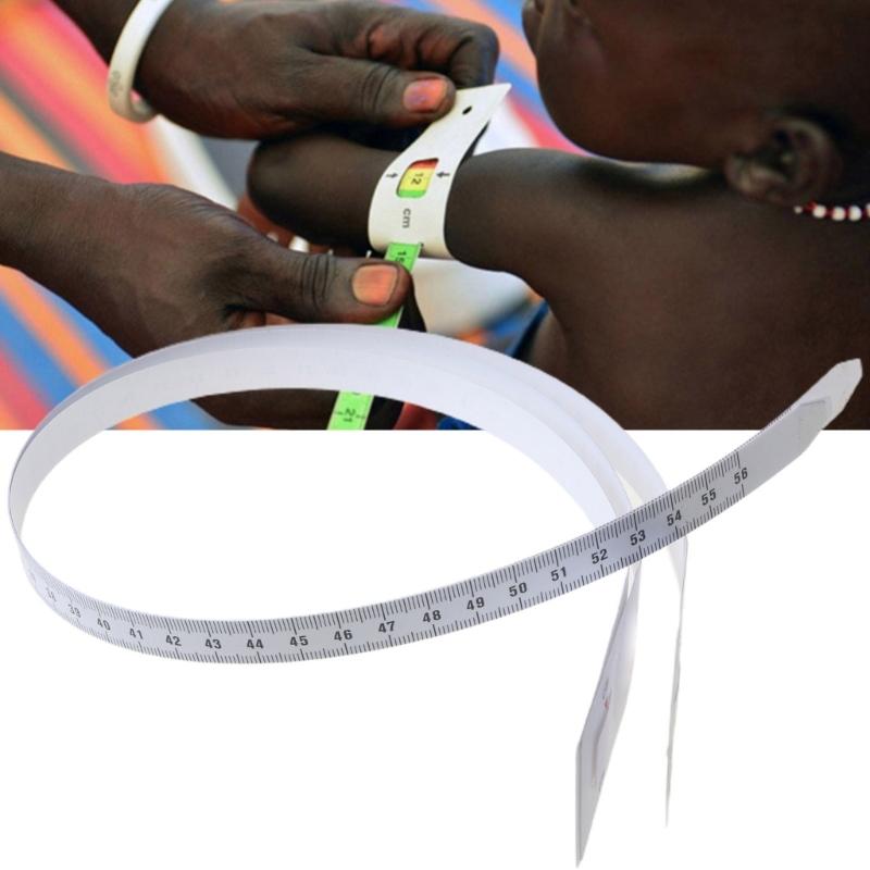 White Infant for Head Circumference Tape 56cm Measure Ruler for Pediatrics Baby Plastic Reusable Non Stretchable Pack of
