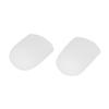 Pair Of Silicone Gel Reusable Washable Toe Caps Pain Reliever FIT FOR Adult Big White