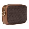 Michael Kors Jet Set Letter Print Camera Bag Women Crossbody Bag Brown 35R6GTVC5B-BROWN