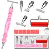 Kit de Caneta de Pintura Diamante com 13 Peças com Pontas de Aço Inoxidável 1 3 6 9 Ferramenta Ergonômica para Colocação de Contas para Arte com Strass DIY