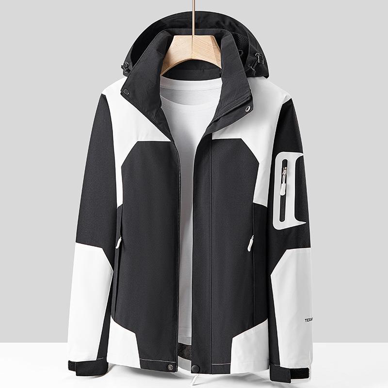 Outdoor Thin Windproof Waterproof Jacket Men's Spring and Autumn Single-layer Couple Mountaineering Jacket Women's Loose Jacket