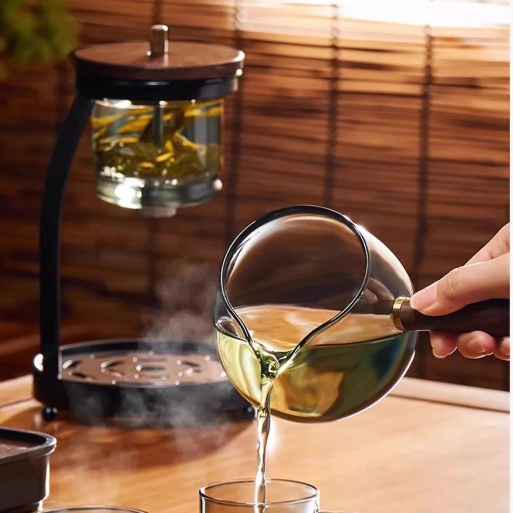 Gianxi Tea Sets Tea Separation China Kung Fu Tea Set Tea Infuser Teapot For Tea Home Glass Semi-Automatic Teapot Coffee Pot