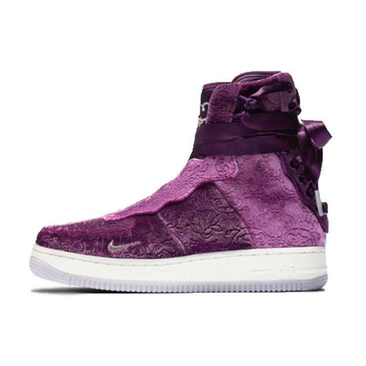 Nike Air Force 1 Rebel XX Qipao Wrap Support High Top Sneakers Women Sneakers Purple CD7325-510
