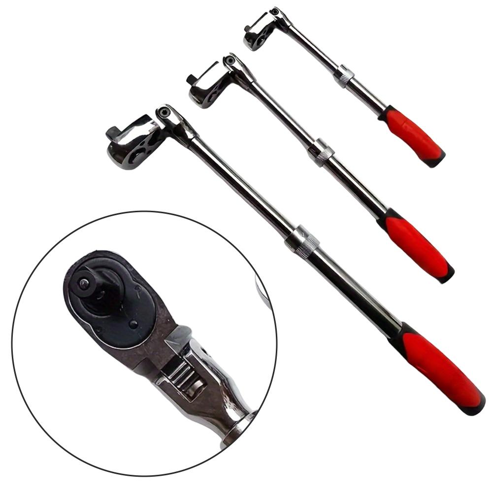 72 Teeth Swivel Head Ratcheting Wrench With Telescoping Handle Quick Release High Sales Manual Tool Accessories