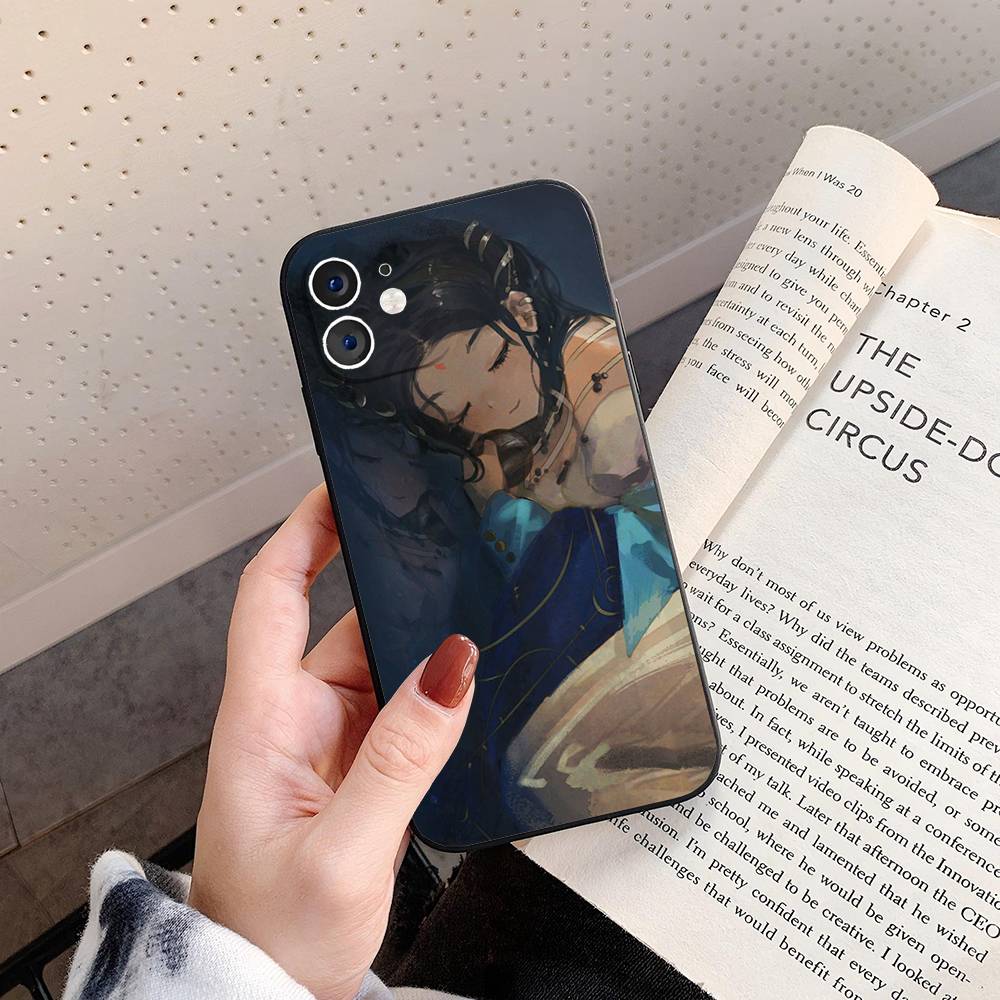 Black Dwarf Anime Reverse 1999 Phone Case For IPhone 17 Air 16 15 14 13 Pro Max 11 12 Black Silicone Cover