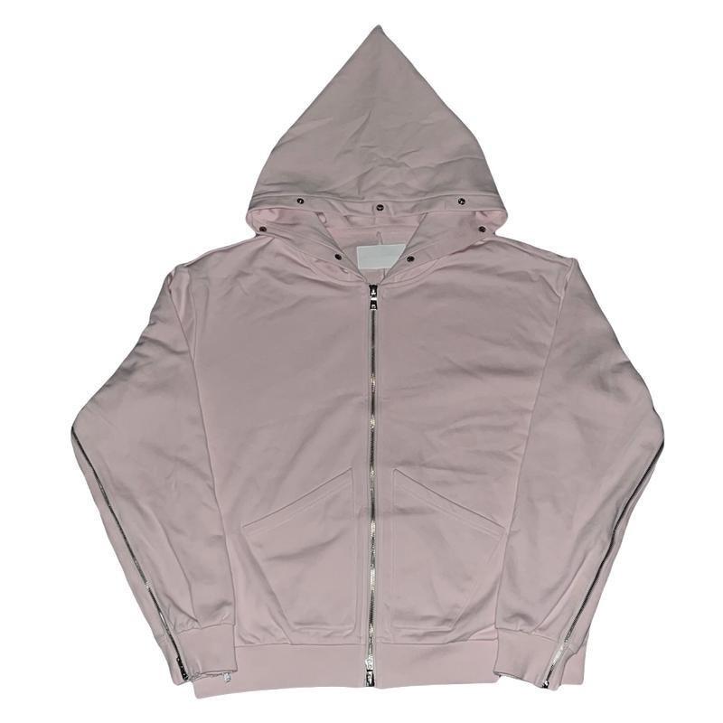 Unisex Oversized Hooded Zip-Up Sweatshirt With Faux Fur Trim Winter Casual Pullover Teens Adults