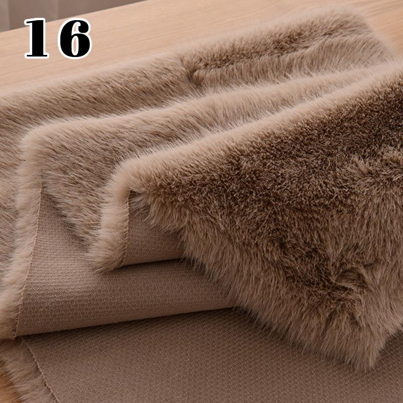 50*180cm Thicken High-end Simulation Fox Fur Fabric Fluffy Artificial Fur Fabric Diy Fur Clothing Fursuit Fur Collar Vest Scarf