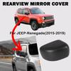 Right Passenger Side Rearview Mirror Cover Cap For Jeep Renegade 2015-2019 Black