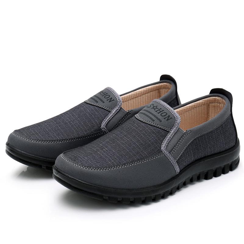

Модные новые летние сетчатые туфли для мужчин, слипоны на плоской подошве, удобные открытые туфли для папы, мужские повседневные мокасины, базовые эспадрильи 2019 10 серый