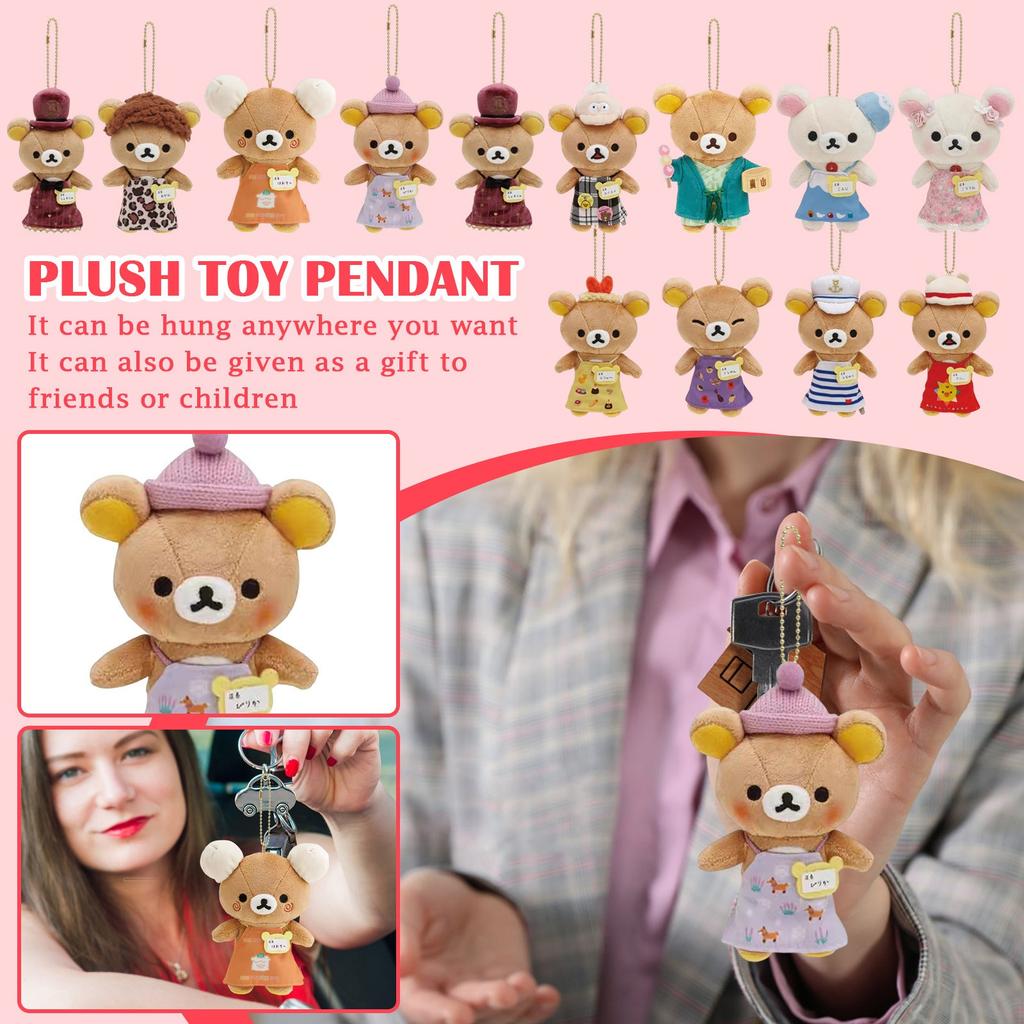 Cartoon Cute Doll Plush Toy Keychain Small Pendant