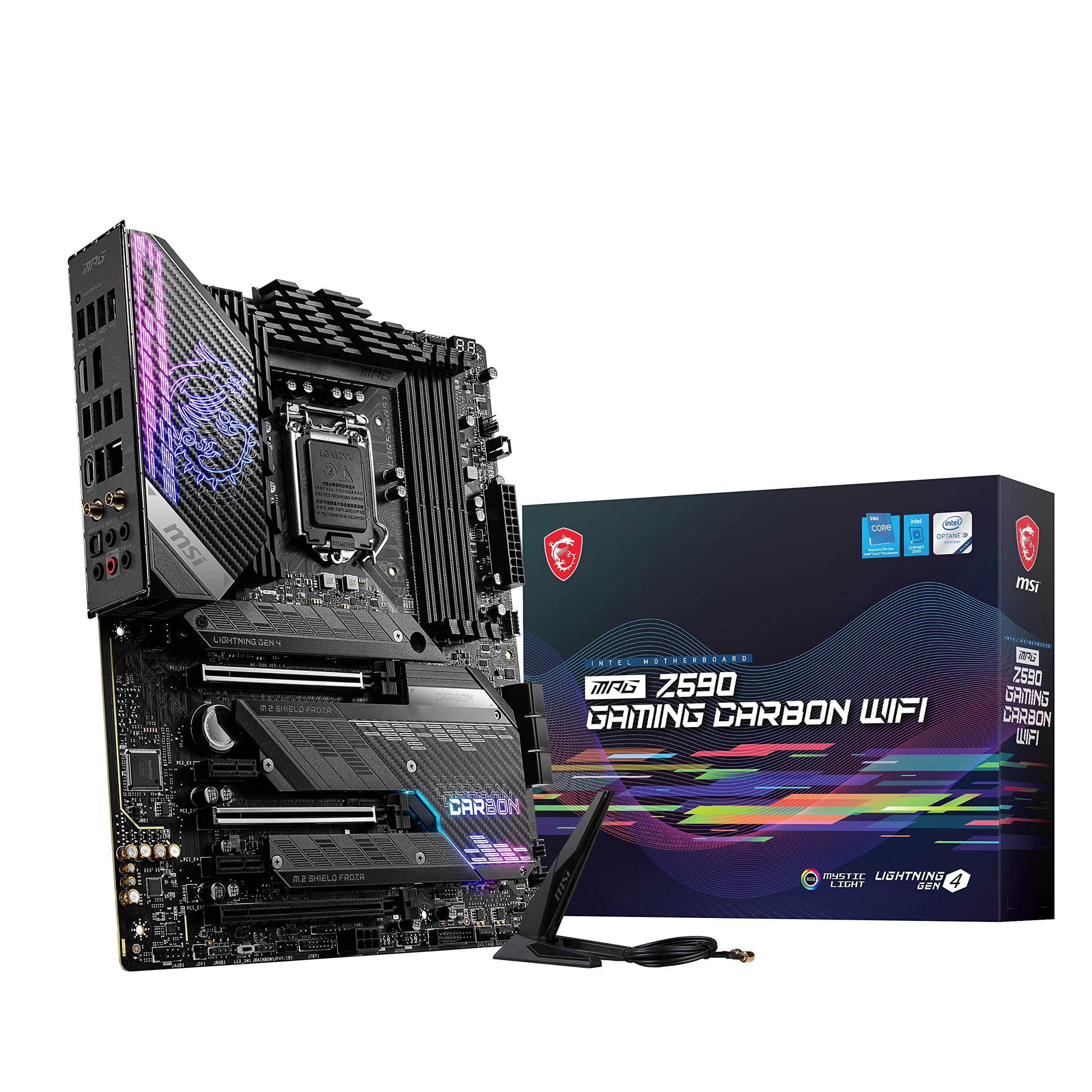 

MSI MPG Z590 GAMING CARBON WIFI Motherboard ATX Z590 MB5240 [Intel Chipset]