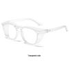 Lightweight and Stylish TR90 Large-frame Glasses with Anti-blue Light, Anti-fog, Anti-pollen, and UV Protection for Myopia.