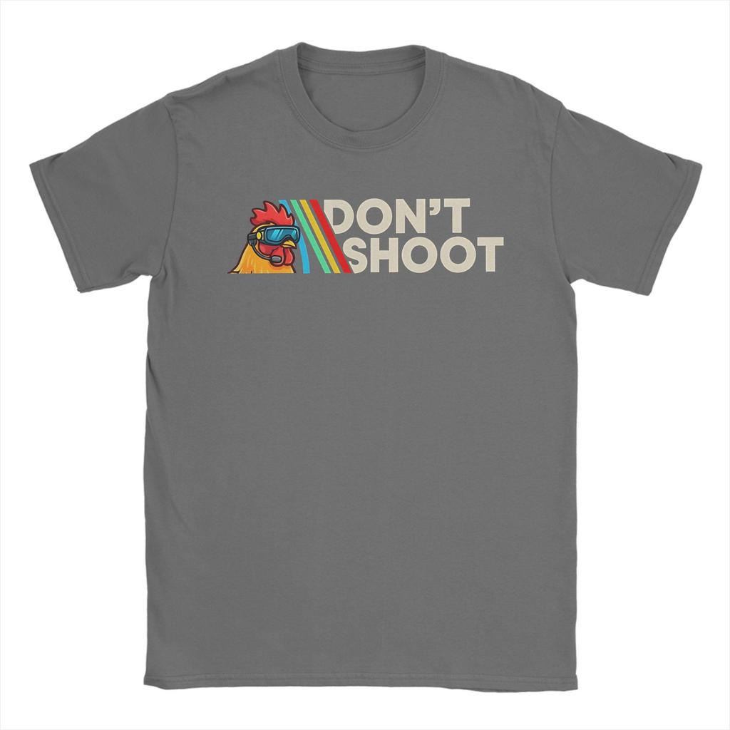 Don Shoot Game Arc Raiders Hühnchen Meme T-Shirts Unisex 100% Baumwolle Neuheit T-Shirt Rundhals T-Shirts Kurzarm Kleidung Sommer