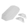 RC Car Chassis Armor for Scale Tamiya TT02 RC Upgraded Stainless Steel Metal RC Car Armor Chassis Guard Silver Corrosion Easy RC Car Accessory 1/10