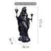Goddess Statue Antique Finish Statue Resin Wizard Goddess Sculpture Art Garden Ornament Halloween Home Decor Sculpture