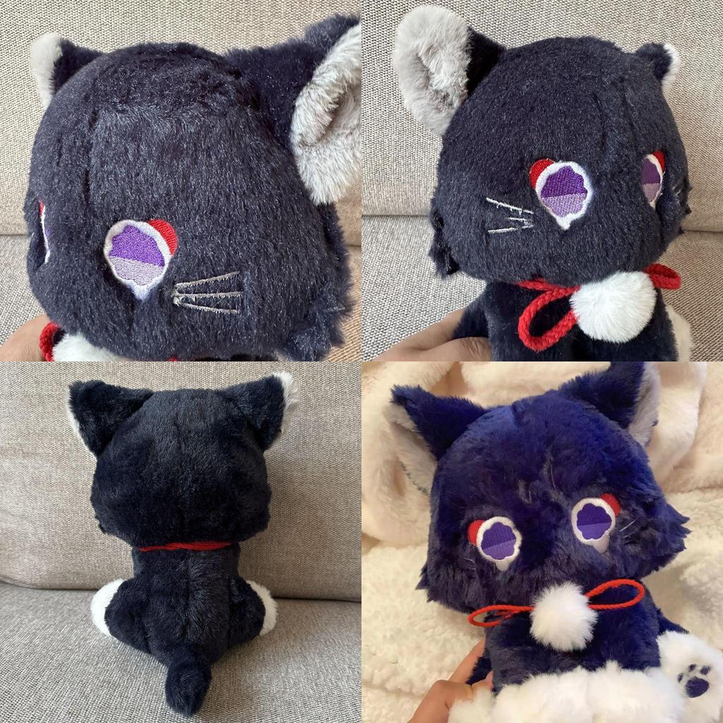 Genshin Impact Kunikuzushi Peluche Gatto Morbido Bambola Imbottita Regalo per Bambini