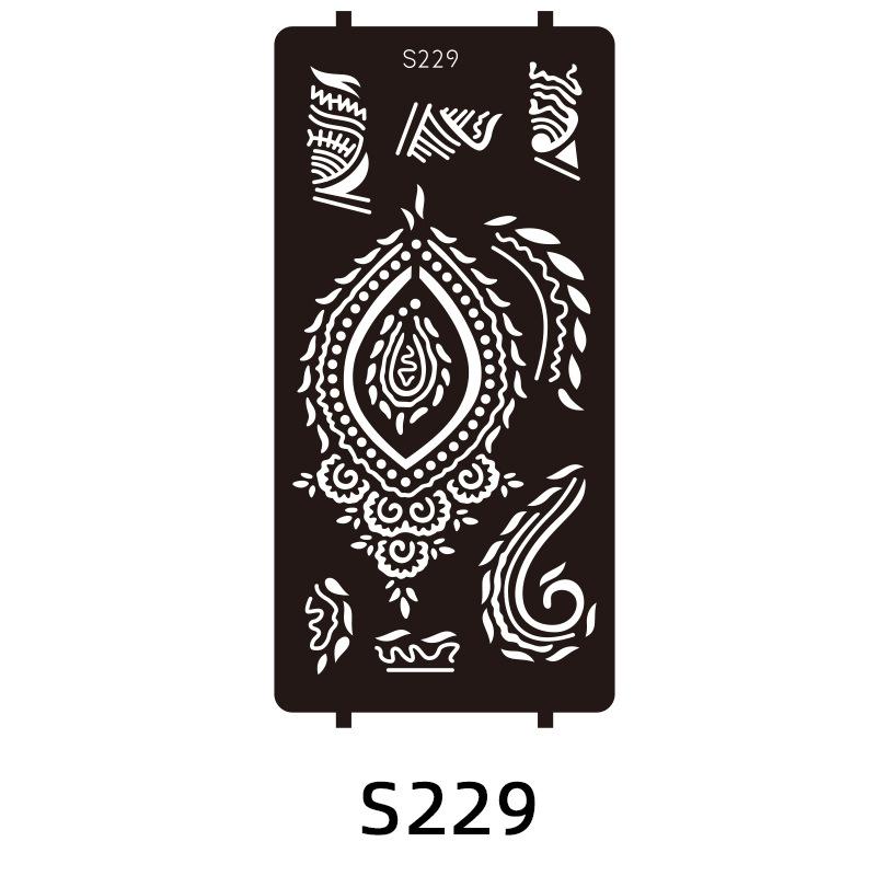 Indian Hannah Tattoo Template Tattoo Hand Drawn Template Juice Tattoo Sticker Painted Hennatattoo