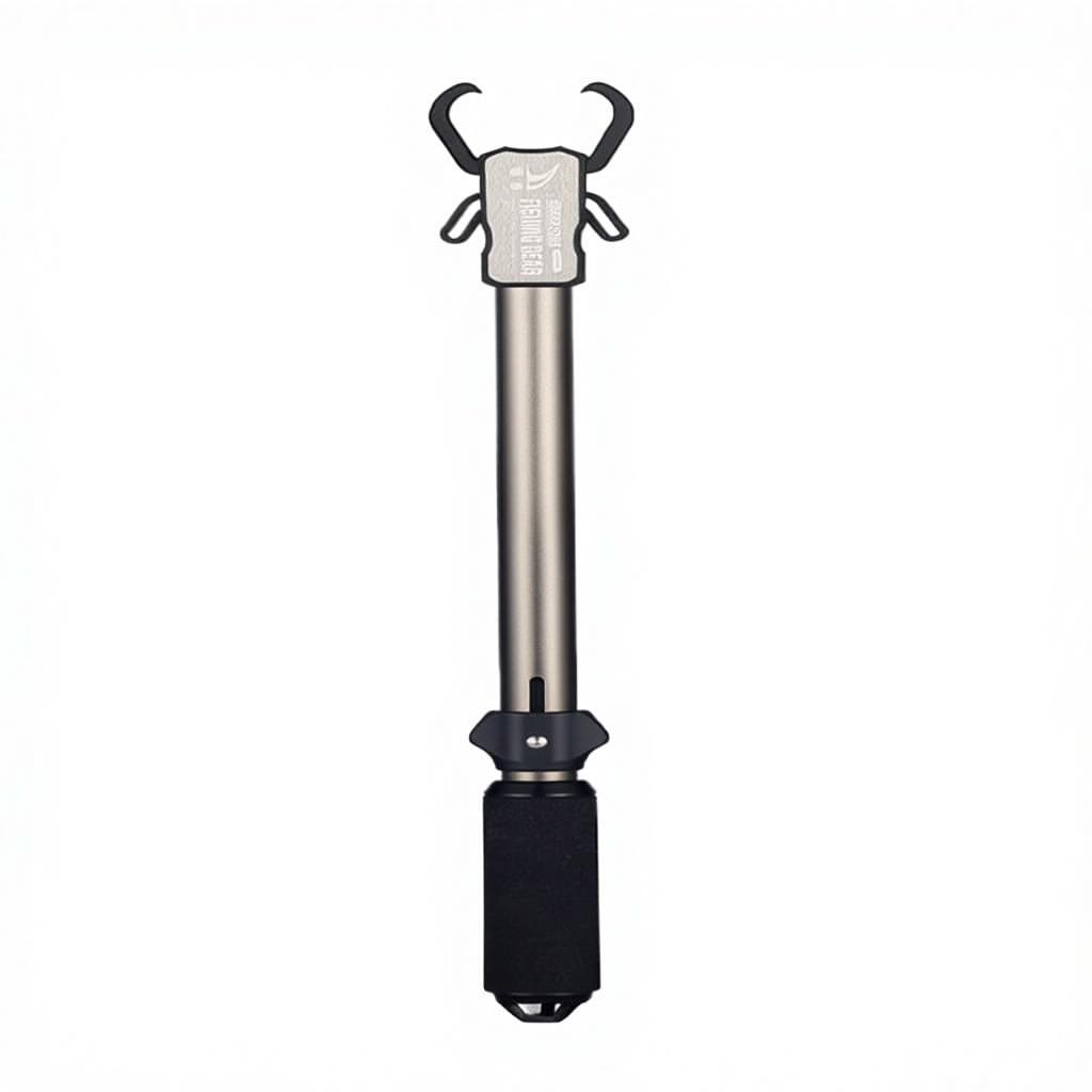 Aluminum Alloy Multi-functional Fish Controlling Tool Push-type Extended Fish Clamp Lure Large Fish Clamp with RotatingUnloading Small