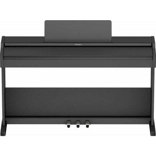 Roland RP107-BK Digital Piano, Entry Level, Beginner, Lesson, Compact, Simple, Black, Bluetooth, Chair and Pedal Included