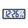 INS Large Screen Wall or Freestanding Clock with Temperature & Humidity Display YD106