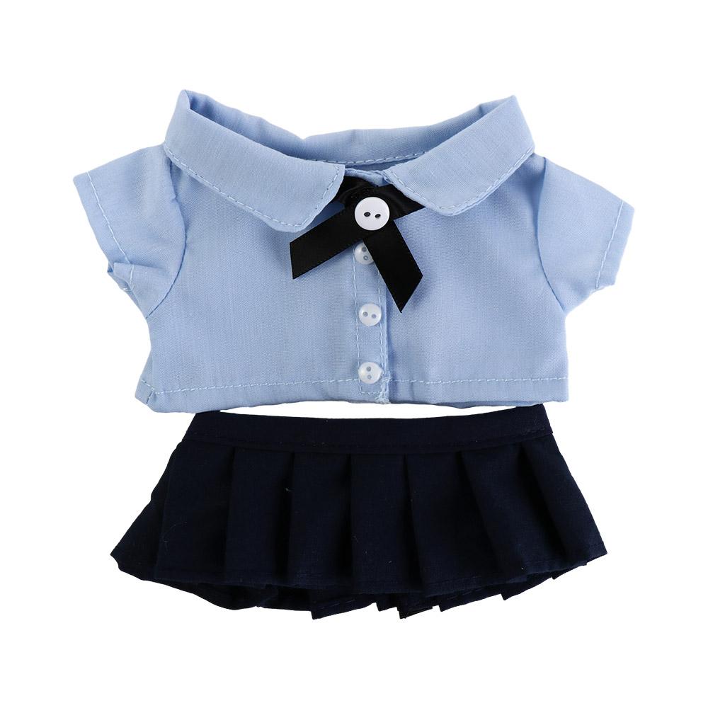 

Preppy Cotton Dolls Clothes Idol Plush Doll Clothes 20Cm Doll Plush Toys Clothing Cotton Doll Outfit Dress