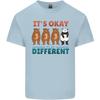 Panda Bear LGBT Its Okay to Be Different Unisexs Light Cotton TShirt