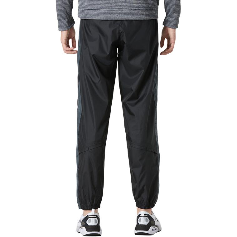 Under Armour Woven Athletic Pants Men Bottoms Black 1373824-001