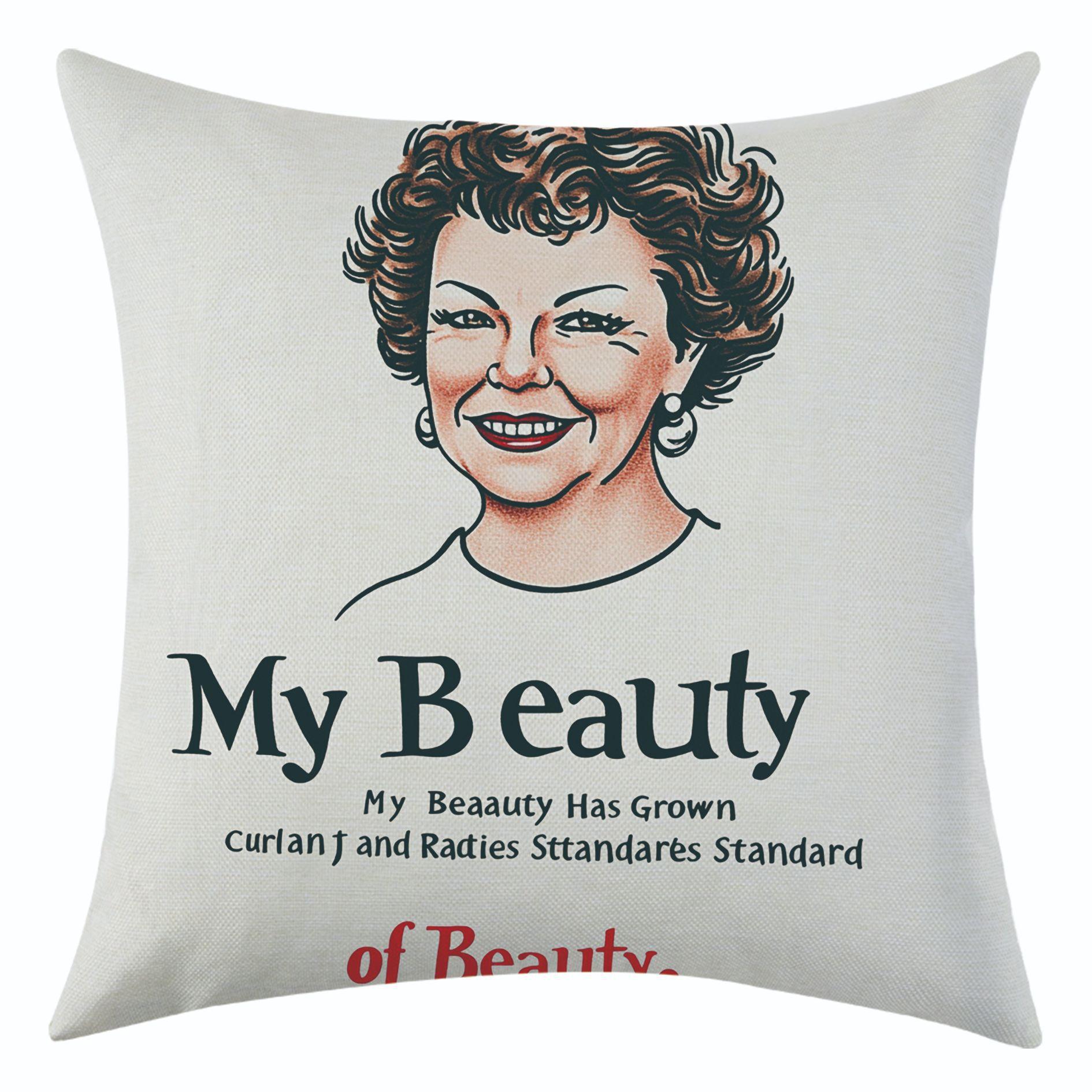 

Новая наволочка с улыбкой в американском стиле для праздничного украшения и чехол для подушки в автомобиль 45 * 45 separate pillow cover