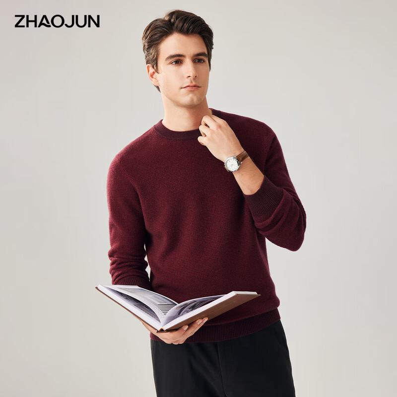 

Men s 100% Cashmere Round Neck Plaid Sweater XL