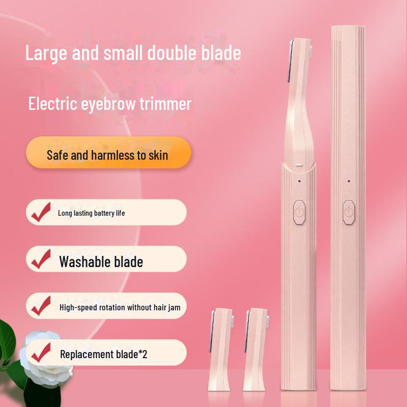 Wiederaufladbarer elektrischer Augenbrauentrimmer für Männer und Frauen – sicher und effizient