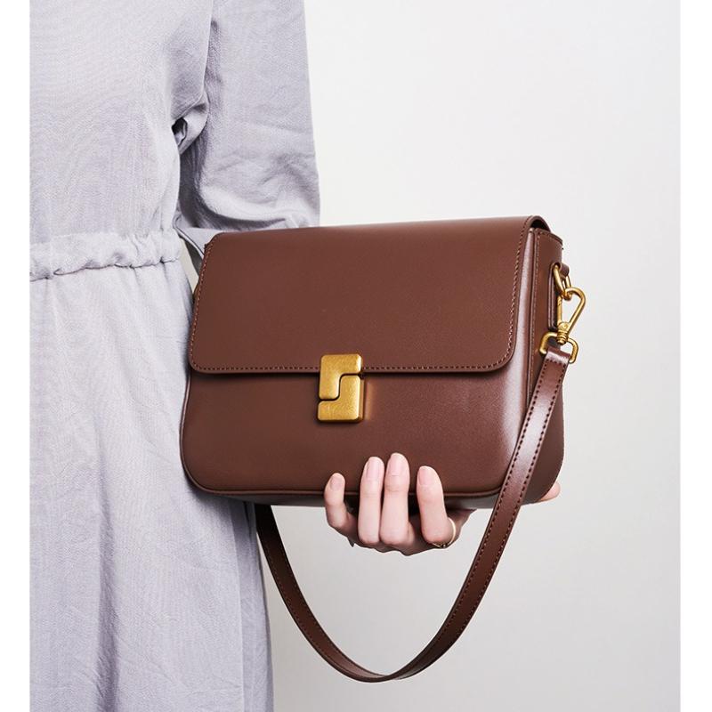 100% Echtes Leder Damen Schultertasche Hohe Qualität Luxus Designer Umhängetaschen Mode Rindsleder Damen Handtaschen