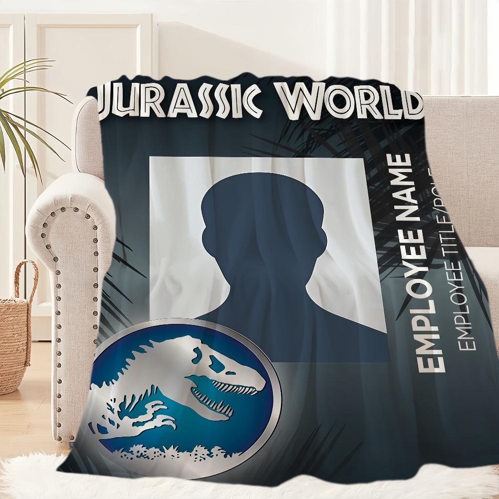 Classic Movies J-Jurassic P-Park Blanket Blanket for Couch Sofa Travel Home Picni Flannel Blanket birthday gift Warm Comfortable