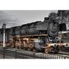 Classic Steam Train Wall Art - Bedroom, Bar, Dorm, or Study Decor