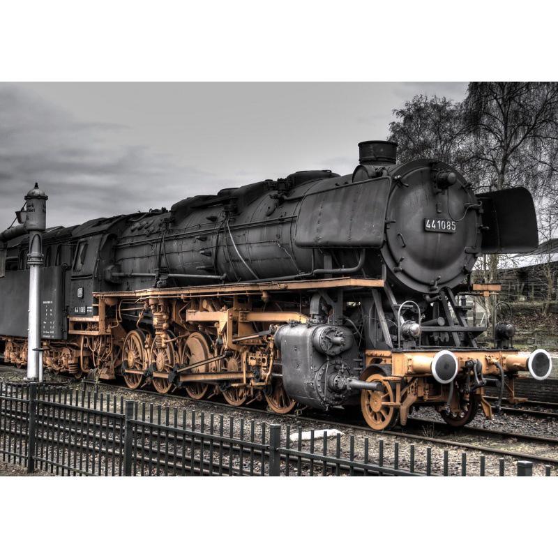 Classic Steam Train Wall Art - Bedroom, Bar, Dorm, or Study Decor