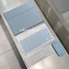 Magnetic Bluetooth Keyboard & Protective Case for Huawei/Honor Tablets with Rechargeable Silent Mouse, OS Compatible