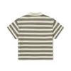 SNOWPEAK Cotton Women's Stripe Polo T-shirt Vintage Khaki (S25MWFPS69)