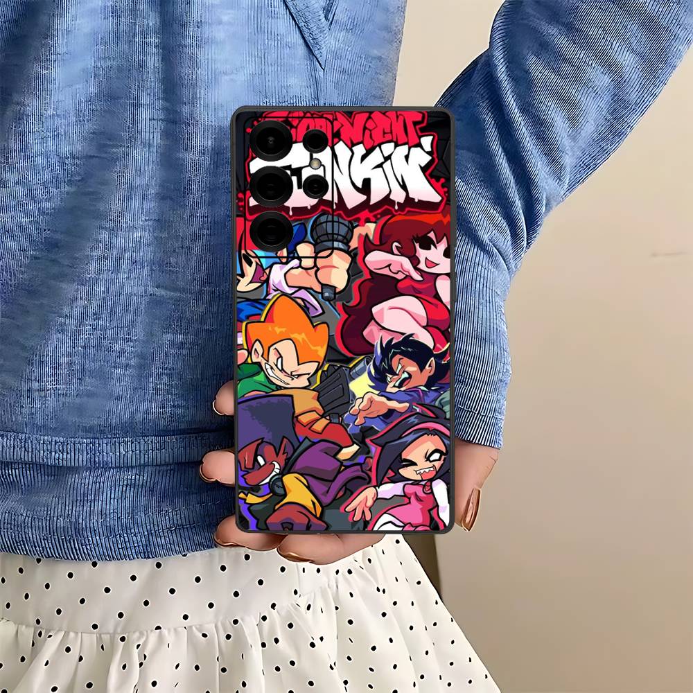 Music Game Friday Night Funkin Phone Case For Samsung S 24 Fe 25 Ultra Plus 20 Lite 21 30 22 23 24 22 Ultra 5G Fundas