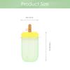 Ice Pop Water Bottle Portable Smooth Surface Comfortable Handle Outdoor Water Cup Strap Cartoon Juice Bottle Juice Cup for