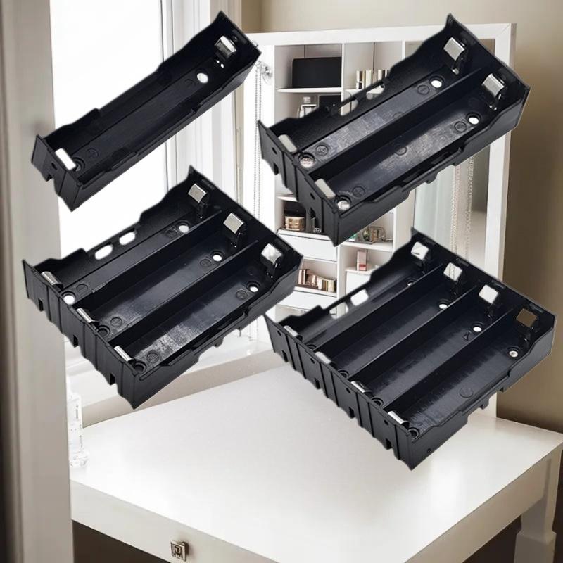 1 2 3 4 Slot Batteries Container With Hard Pin ABS 18650 Power Bank Cases 1X 2X 3X 4X 18650 Battery Holder Storage Box Case