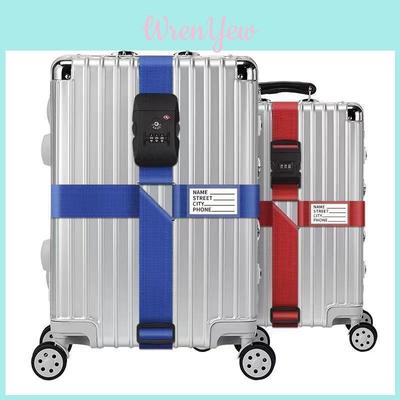 Durable Luggage Strap Cross Packing Belt Secure Travel Bag Protective Tightening Reinforcement Rope