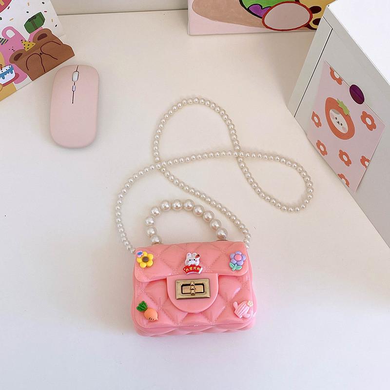 

Adorable Mini Handbag For Kids In Stylish Summer Colors Perfect For Everyday Use розовый