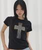 FANCY CLUB Pros Glossy Tee (Black) F26Qb059