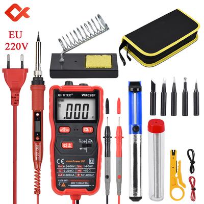 Inteligent Mini Multimeter Measuring Instruments Soldering Kit Repair Tools Welding Tool Kits Digital Soldering Iron Electric