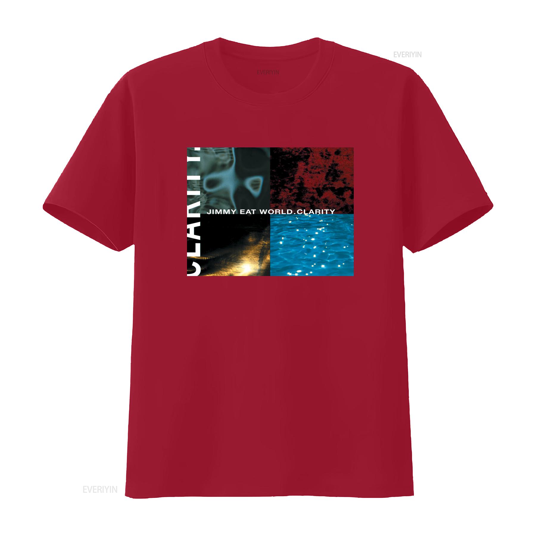 JIMMY EAT WORLD CLARITY T SHIRT Vinyl CD Cover Design Available in Sizes SMALL MEDIUM LARGE XL vintage Washed Casual S