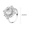 12pcs Rings Blue Acrylic Iron Sparkling Finish For Wedding Party Banquet Table Decoration Napkin Holder Rings Dinner Napkin Ring