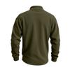 Men's Retro Corduroy Zip Cardigan with Two Pockets Casual Sweater