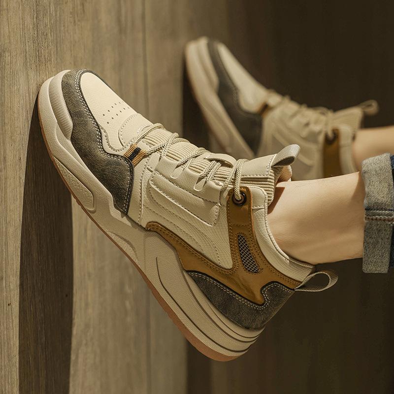 High-top shoes autumn casual high-end board shoes sports wear-resistant heightening niche original sports shoes