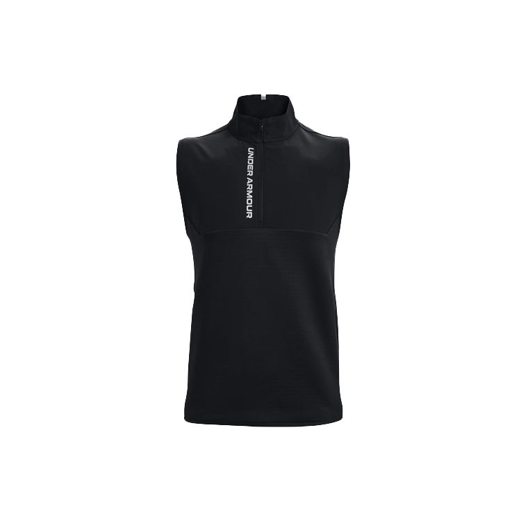 

Under Armour Мужской жилет с принтом логотипа и полумолнией, повседневный, черный 1366281-001 XL
