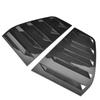Pair of Side Vent Window Scoop Louver Trim Car Modification Fit for R Mk6 2009-2013Carbon Fiber Style